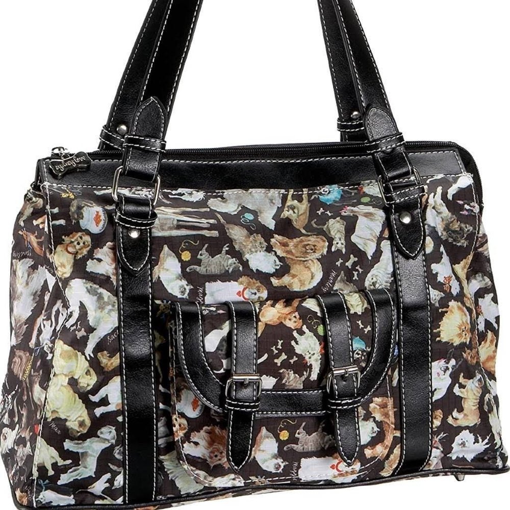 NWT Sydney Love Cats & Dogs Collection Front Pocket Tote